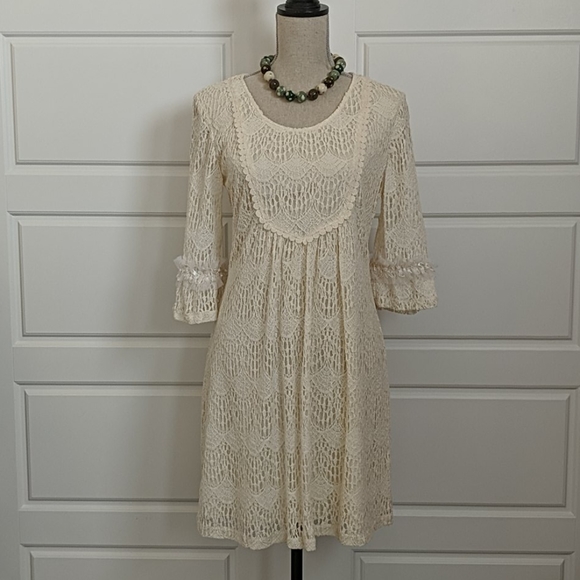 Young Essence Lace and Ruffles Dress - Picture 1 of 8